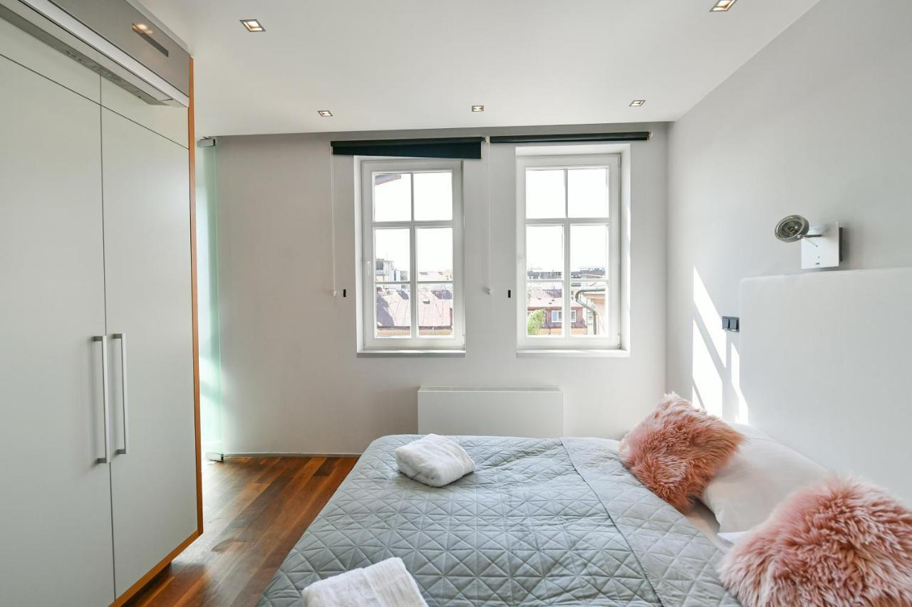 Luxury Central Penthouse With Sauna, Terrace, 250M2, 5Bdrm, 3Bthrm Prag Exterior foto